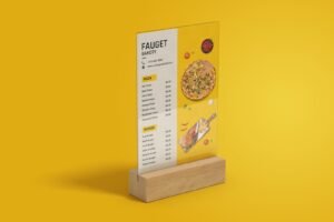 Acrylic Menu