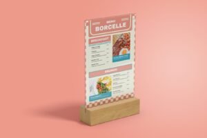 Acrylic Menu