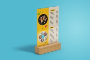 Acrylic Menu