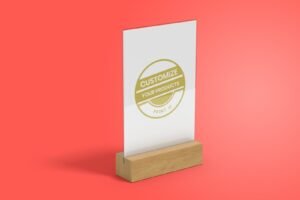 Custom Acrylic Menu