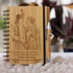 CUSTOMIZE YOUR OWN WOODEN NOTEBOOK WITH PEN