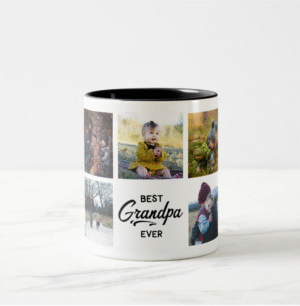 Best PAPA Ever Custom Photo Mug